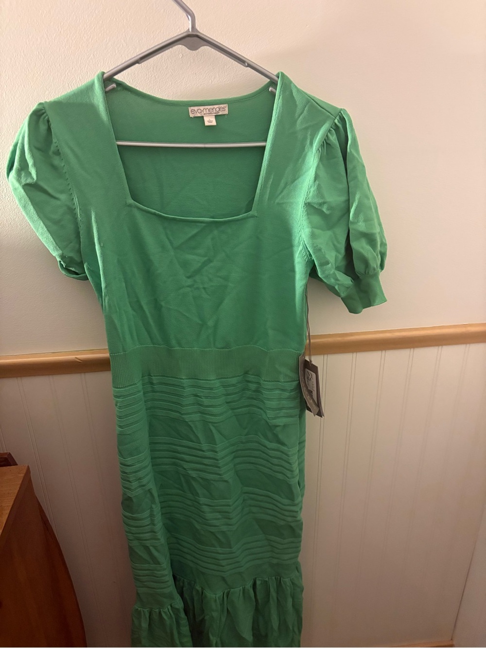 Eva Mendes for New York & Company Women’s Large Green Knit Dress – NWT